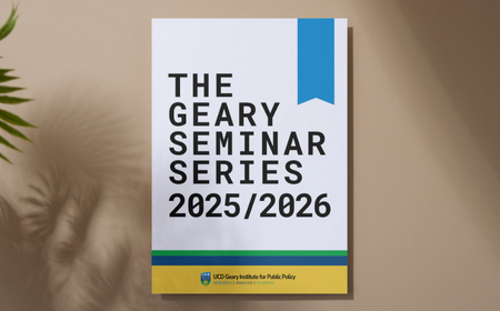Poster announcing Geary Seminar Series for 2025/2026